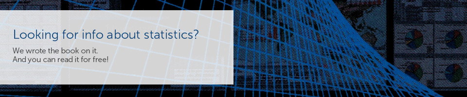 Electronic statistics textbook banner